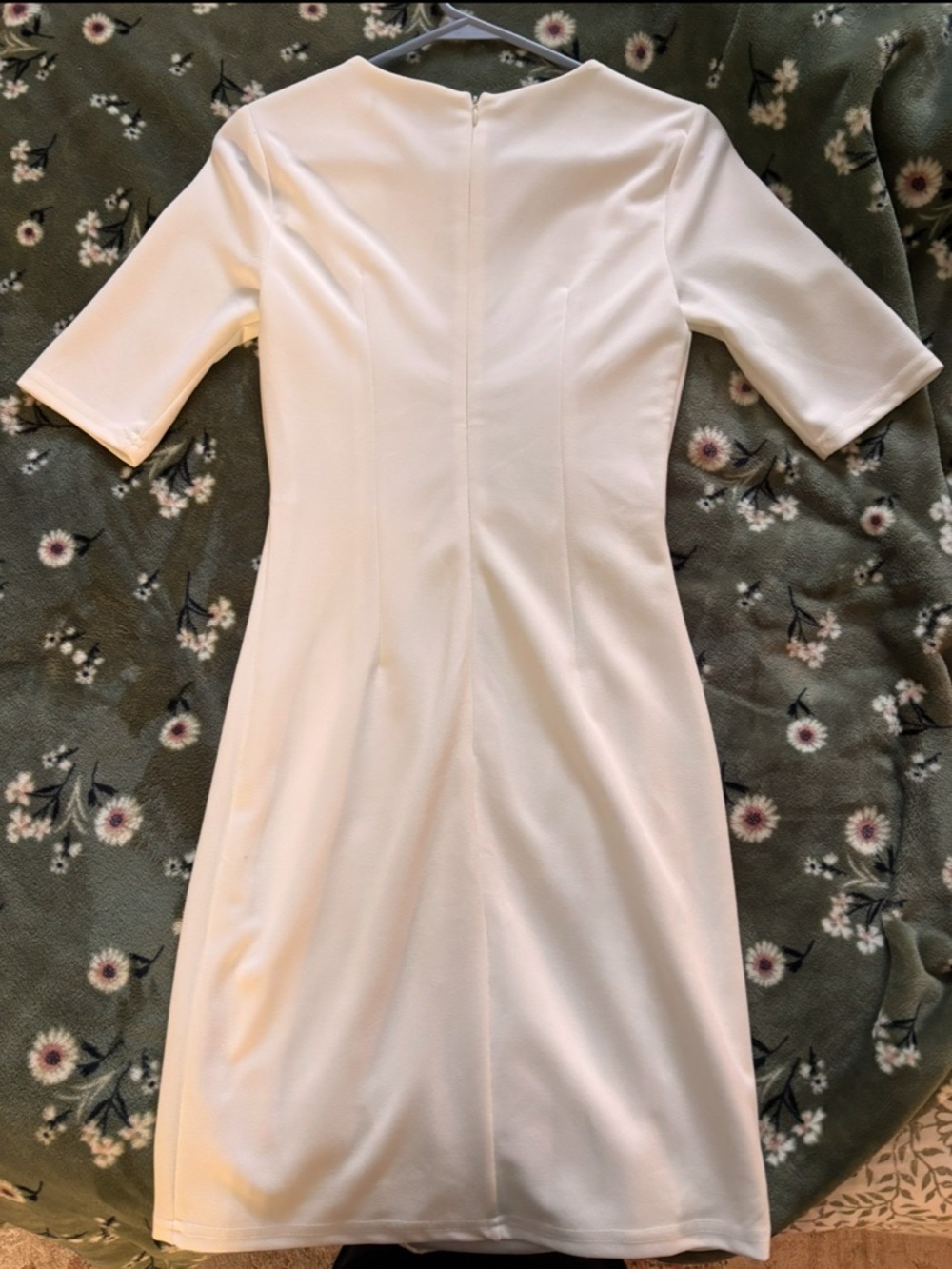 Lulu’s Westwood White Half Sleeve Sheath Dress - Picture 3 of 3